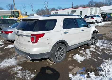 2017 Ford Explorer Platinum from USA, damaged, VIN 1FM5K8HT8HGA20802
